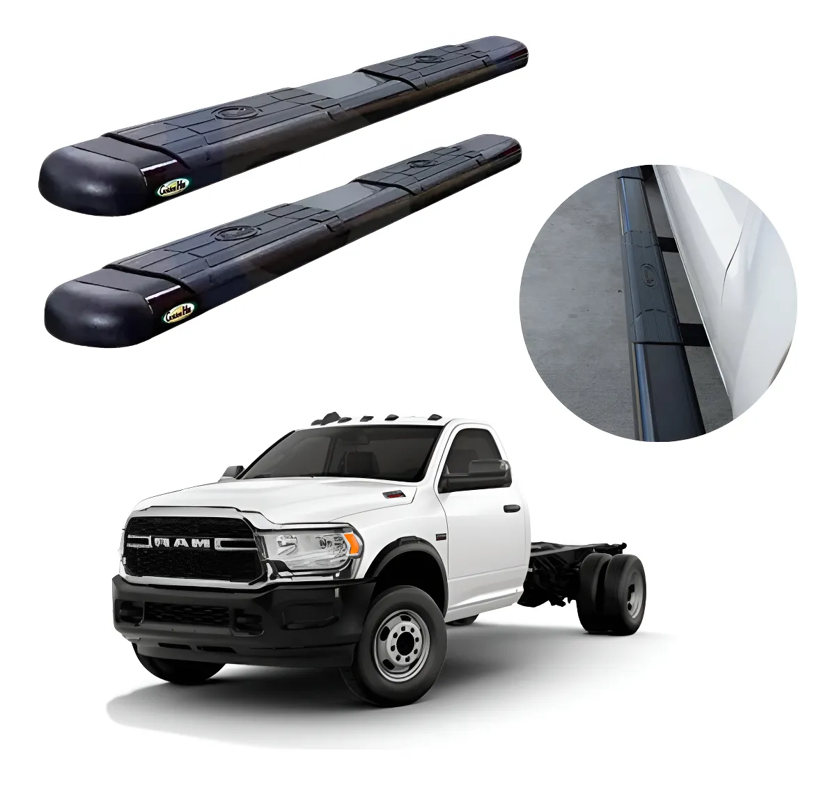 Estribos Gh Para Dodge Ram 4000 Cabina Sencilla 2010 - 2021 - Image 1