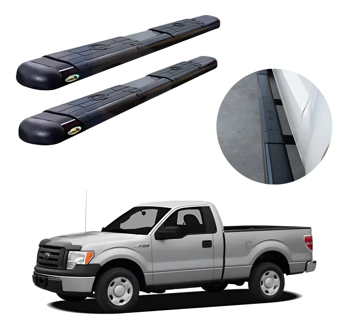 Estribos Gh Para Ford F-150 Cabina Sencilla 1999 - 2009 - Image 1