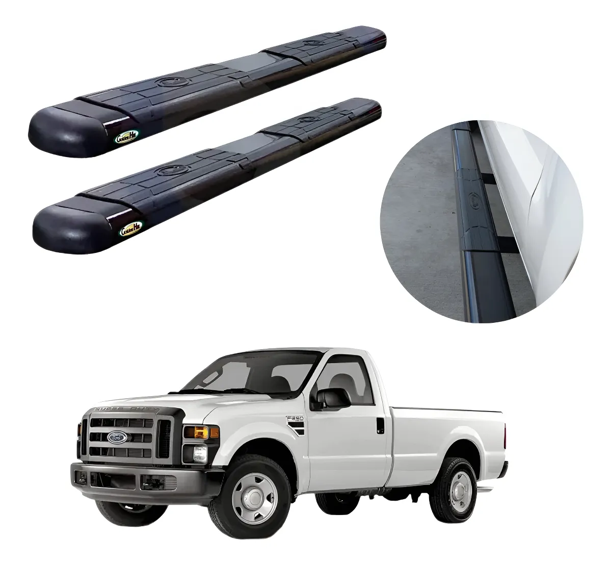 Estribos Gh Para Ford F-250 Cabina Sencilla 1999 - 2009 - Image 1