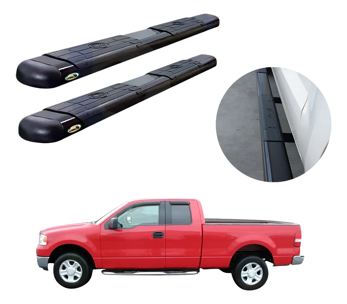 Estribos Gh Para Ford F-150 Cabina Y Media 1999 - 2009 - Image 1