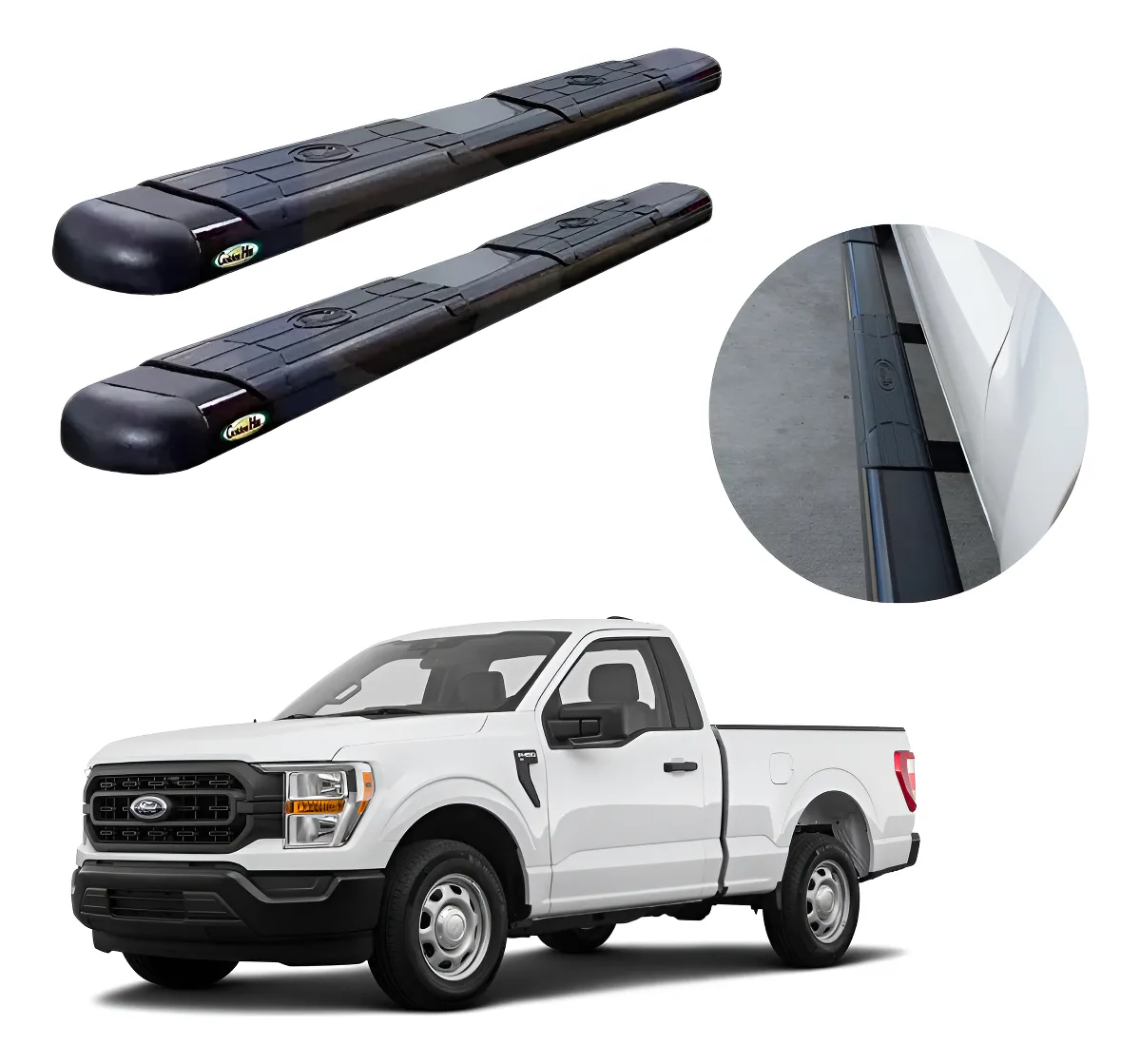 Estribos Gh Para Ford Lobo Cabina Sencilla 2015 - 2021 - Image 1