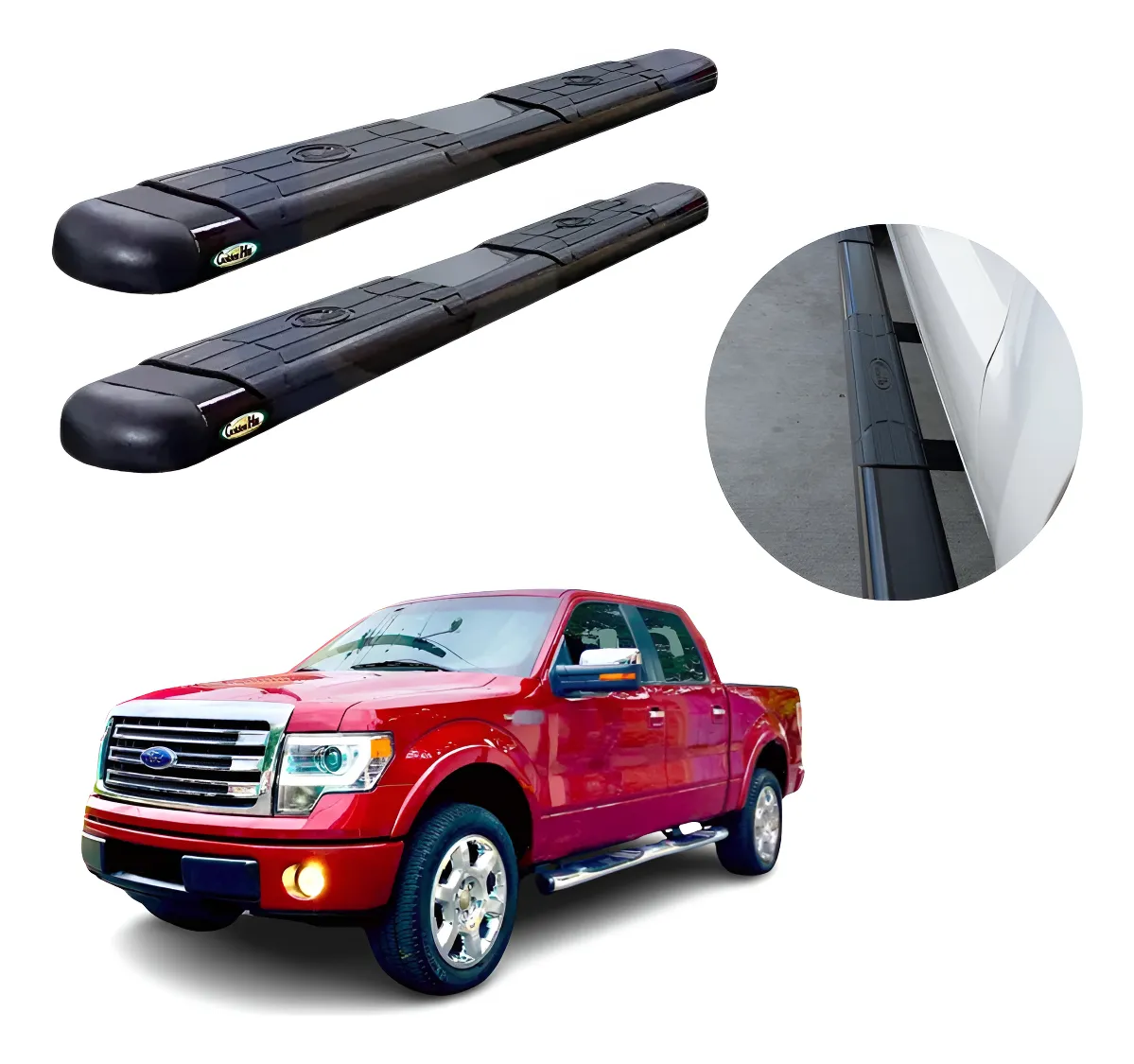 Estribos Gh Para Ford Lobo Doble Cabina  2004 - 2014 - Image 1