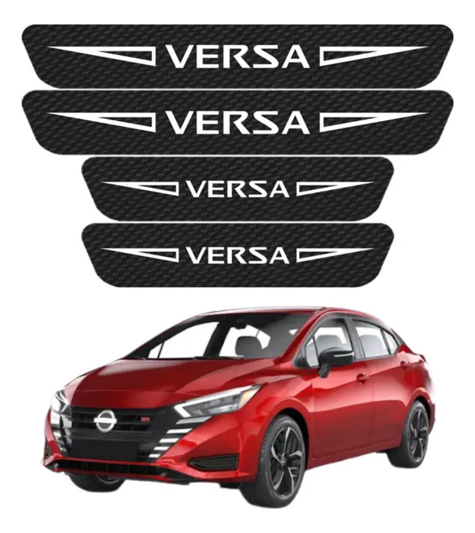 Sticker Protección De Estribos Para Nissan Versa Diseño 6 - Image 1