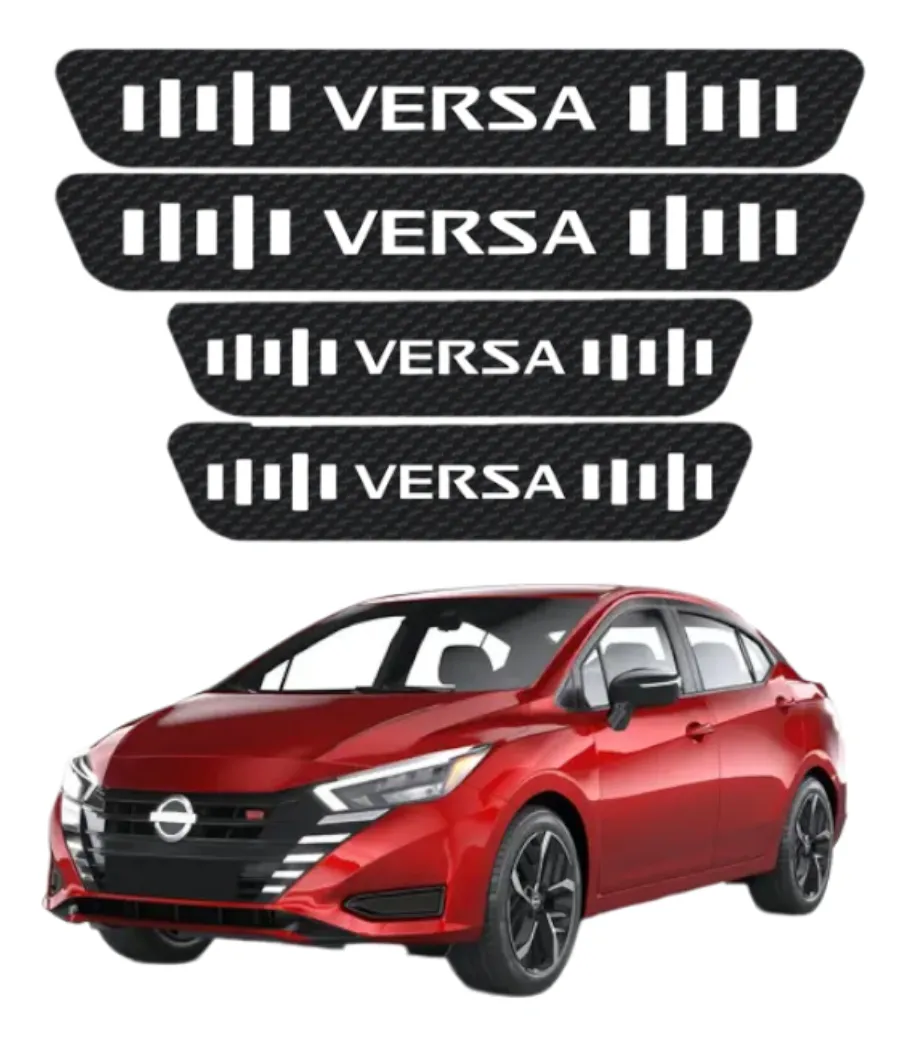 Sticker Protección De Estribos Para Nissan Versa Diseño 8 - Image 1