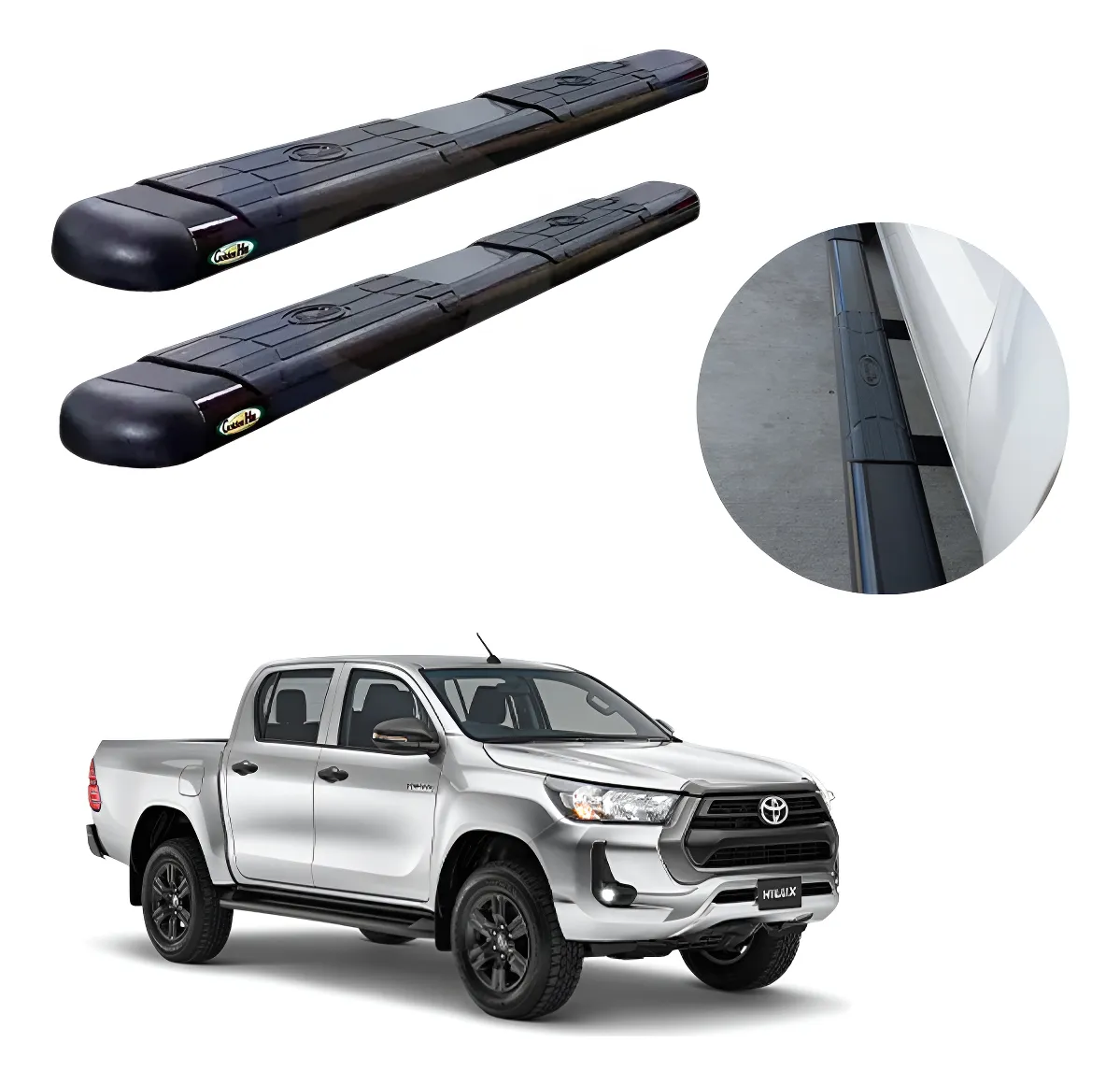 Estribos Gh Para Toyota Hilux 2016 - 2021 - Image 1