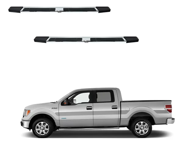 Estribos Mg 71 Para Ford Lobo F150 Doble Cabina 2004 - 2014