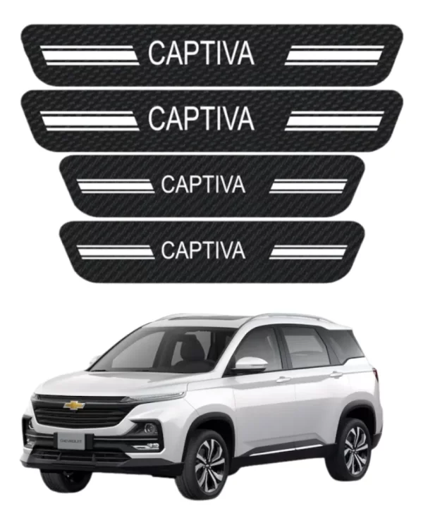 Sticker Protección De Estribos Para Chevrolet Captiva