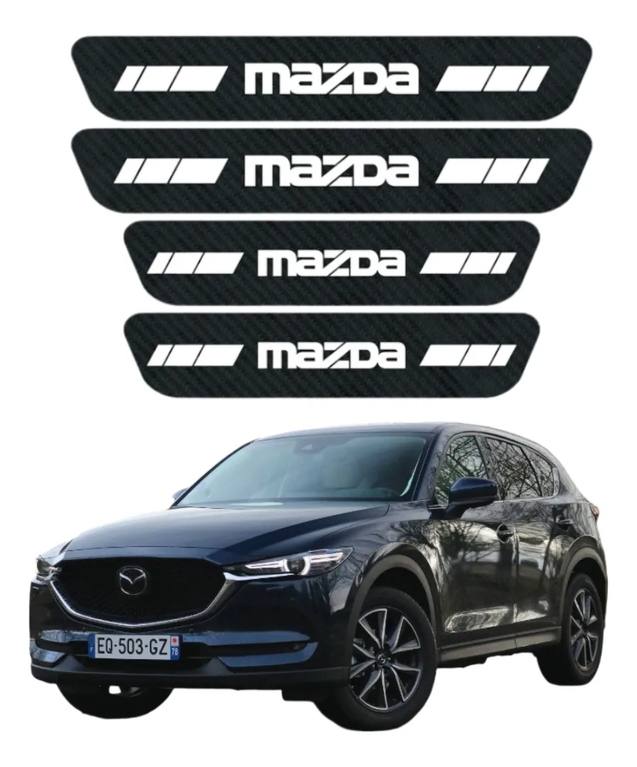 Protección De Estribos Fibra De Carbono Mazda Cx5 - Image 1
