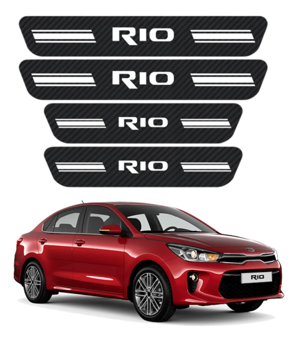 Sticker Protección De Estribos Para Kia Rio Diseño 3 - Image 1