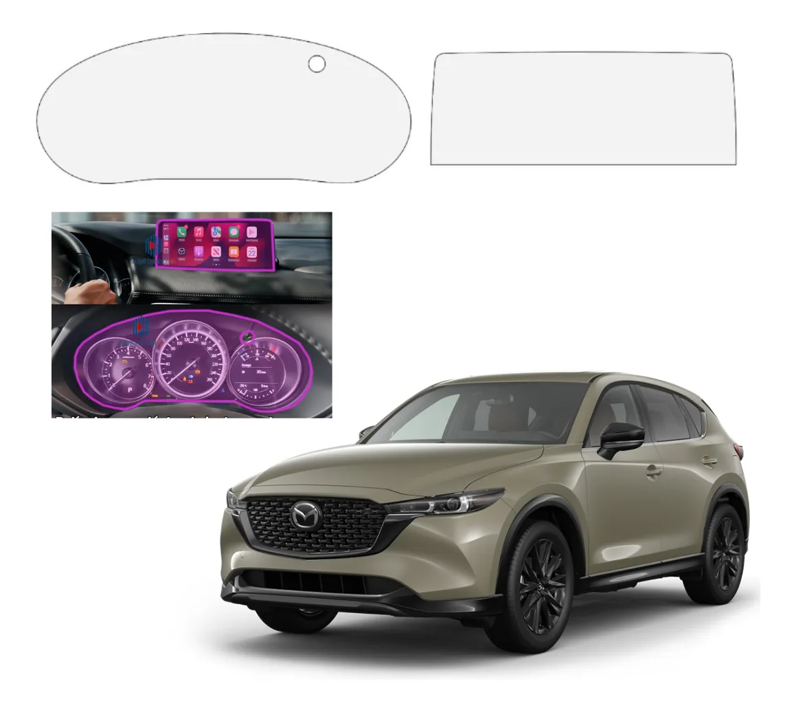 Proteccion Ppf Pantalla Y Cluster Mazda Cx5 2024 Automatico - Image 1