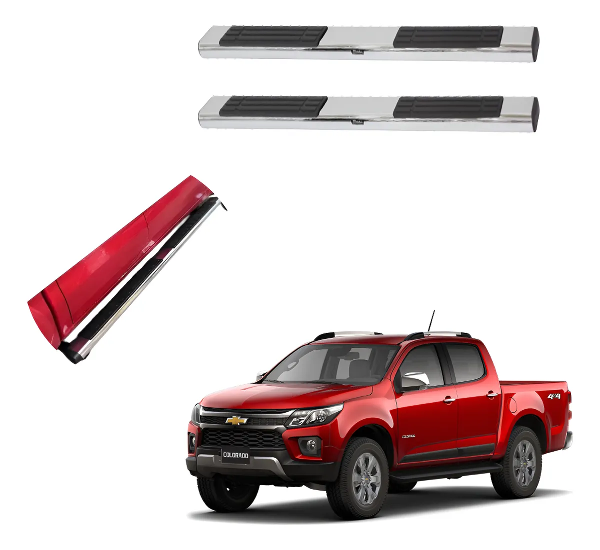 Estribos Recto Para Chevrolet Colorado 2016 -2021 - Image 1