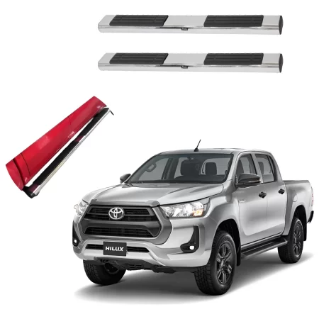 Estribos Recto Para Toyota Hilux 2016 - 2023