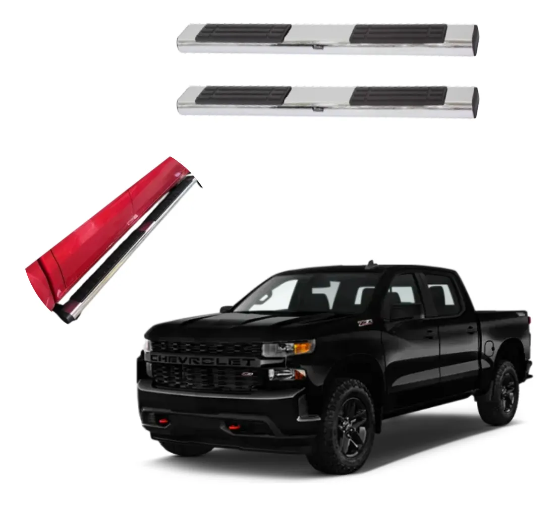 Estribos Recto Para Chevrolet Silverado 2019 -2023 - Image 1