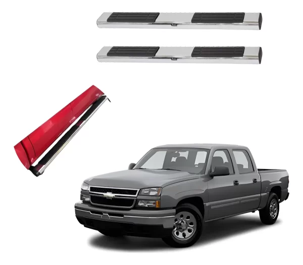Estribos Recto Para Chevrolet Silverado 1999 -2007
