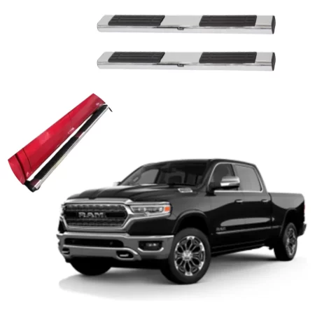 Estribos Recto Para Dodge Ram 1500/2500 2009 - 2022