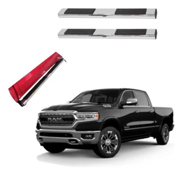 Estribos Recto Para Dodge Ram 1500/2500 2009 - 2022