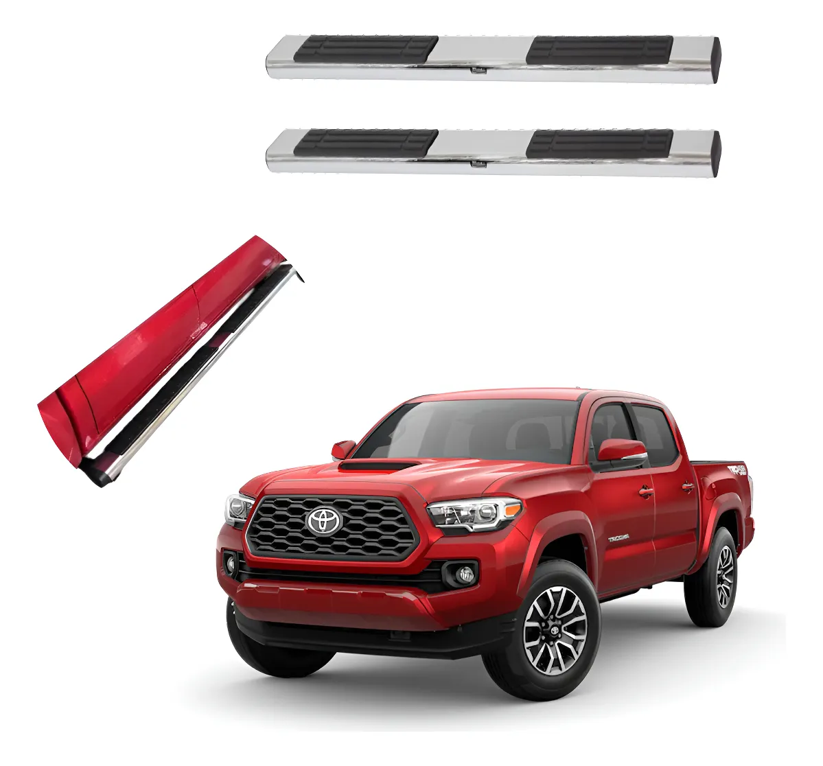 Estribos Recto Para Toyota Tacoma 2016 - 2023 - Image 1