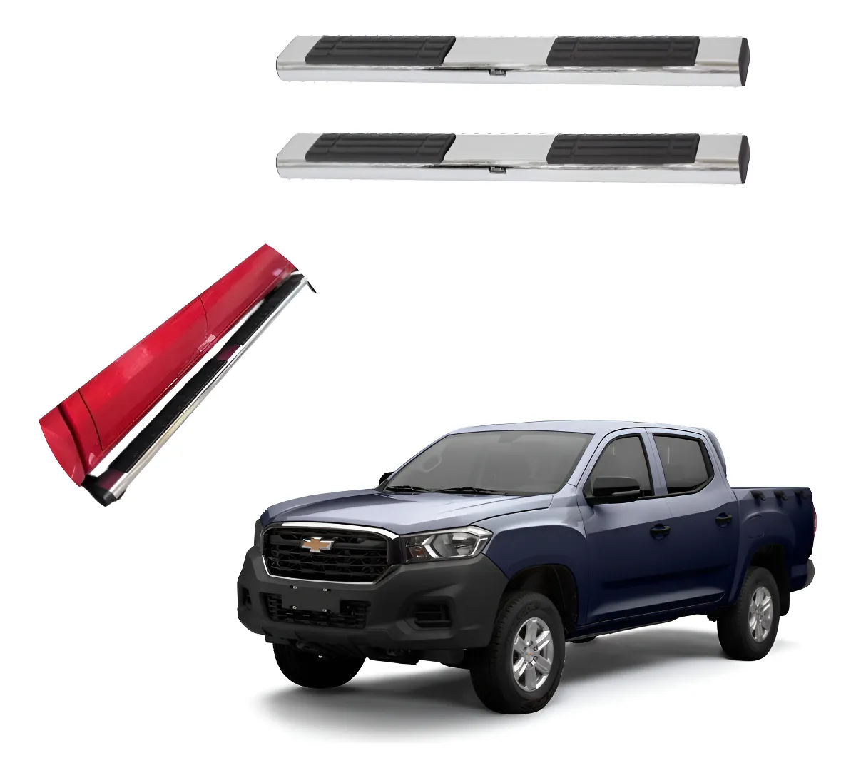 Estribos Recto Para Chevrolet S10 Max 2022 -2025 - Image 1