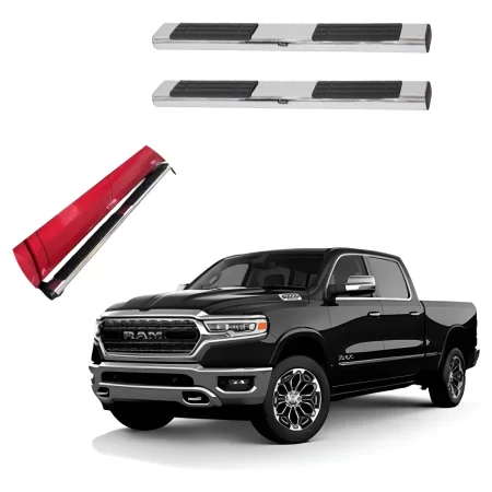 Estribos Recto Para Dodge Ram 1500/2500 2009 - 2022
