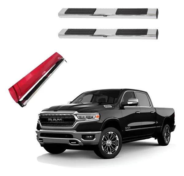 Estribos Recto Para Dodge Ram 1500/2500 2009 - 2022