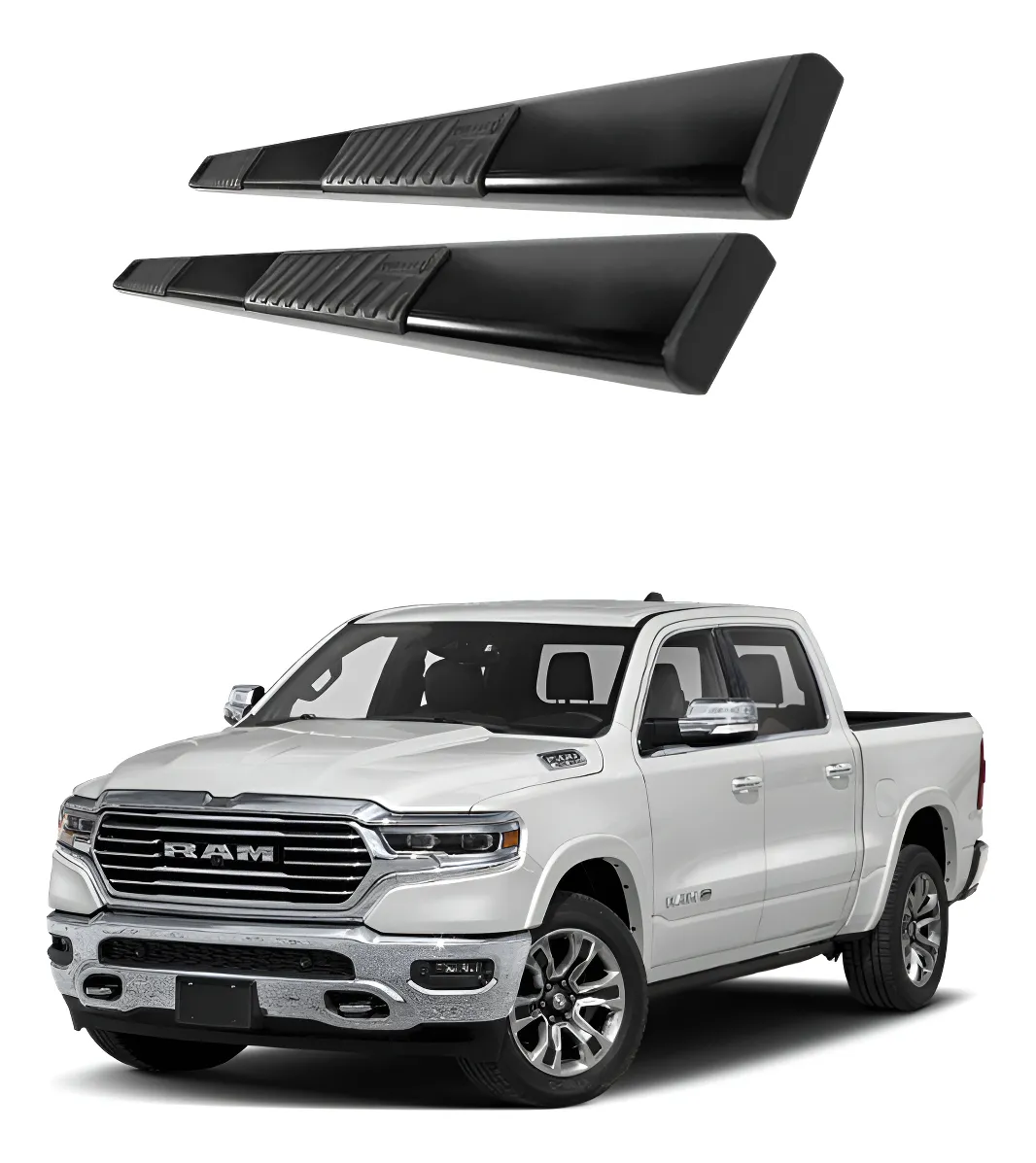 Estribos Recto Para Dodge Ram 1500/2500 2009 - 2022 - Image 1