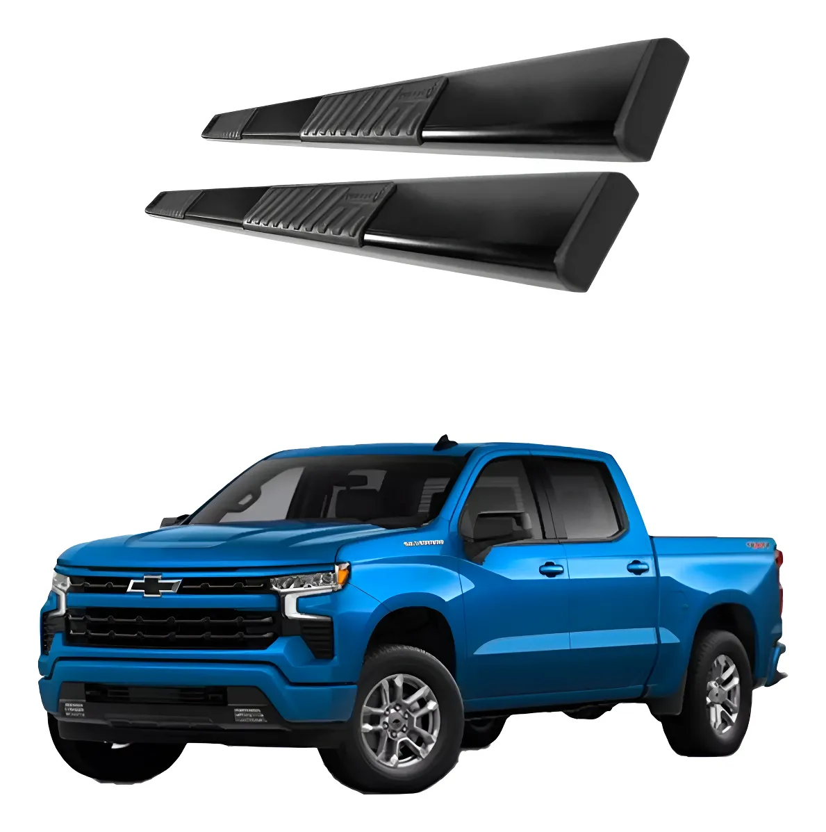 Estribos Recto Para Chevrolet Silverado 2019 - 2023 - Image 1