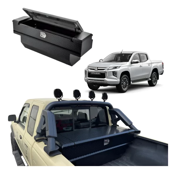 Caja De Herramientas Mitsubishi L200 2016-2024+ C/roll Bar