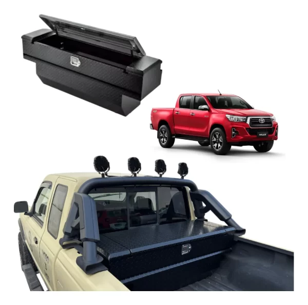 Caja De Herramientas Para Toyota Hilux 2016-2024+ C/roll Bar