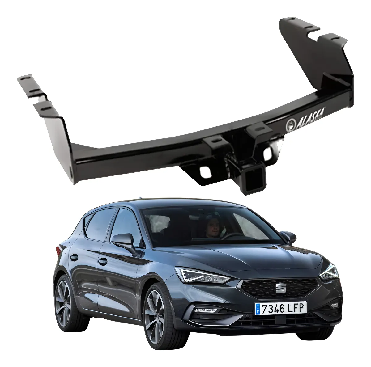 Tiron Jalon De Arrastre Para Seat Leon 2017-2020 Alaska - Image 1