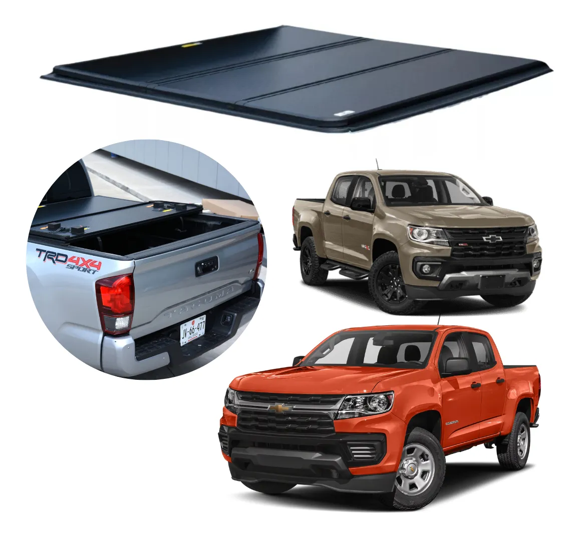 Tapa De Batea Con Luz Led Chevrolet Colorado 2015 - 2022 - Image 1