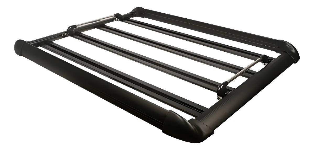 Canastilla Porta Equipaje Universal 50x38   Aluminio Negro - Image 1