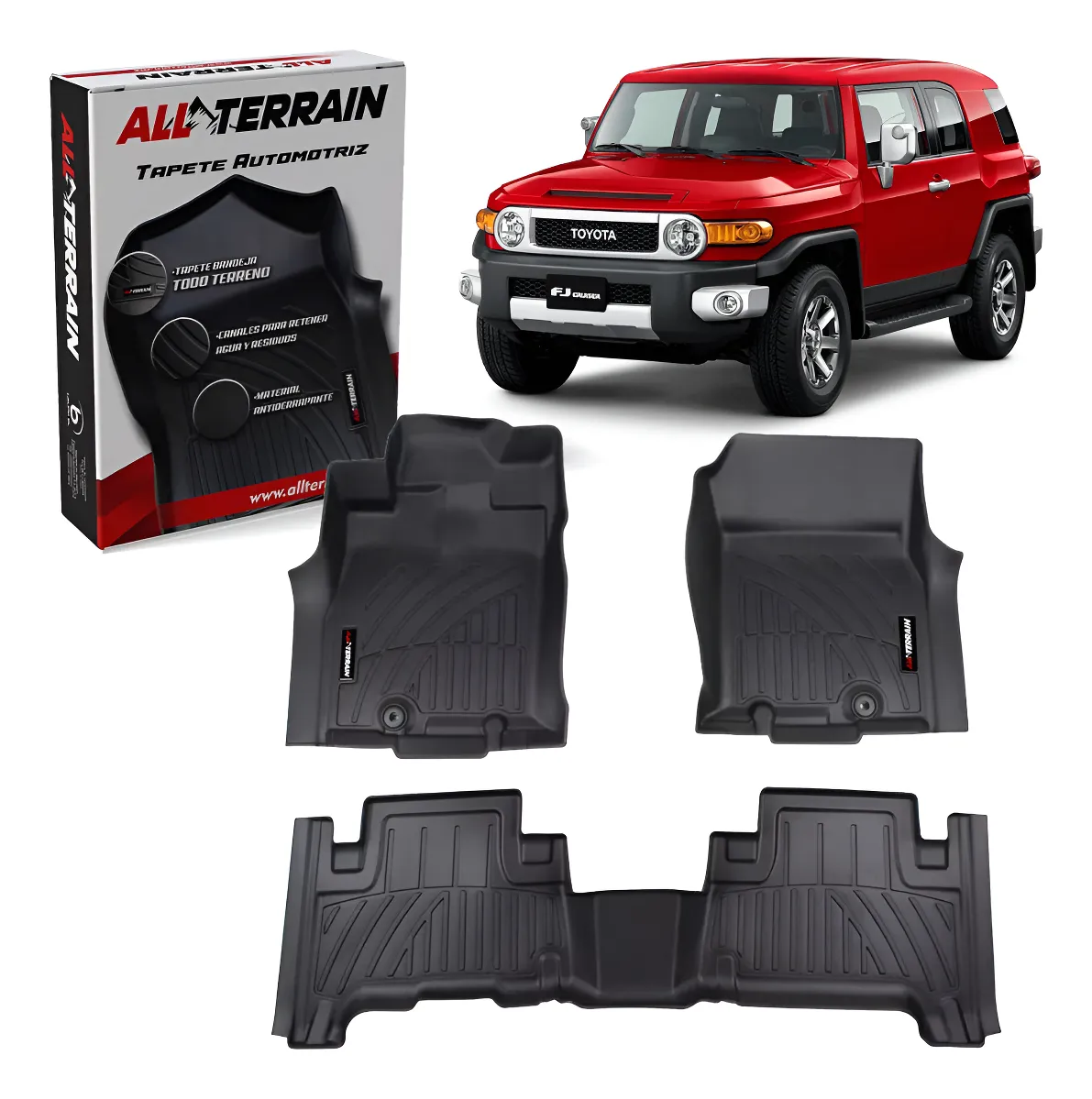 Juego De Tapetes All Terrain Para Toyota Fjcruiser 2013-2020 - Image 1
