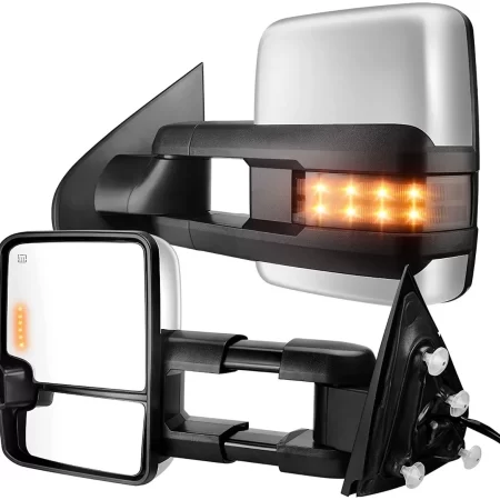 2 Espejos Heavy Duty Cromado Led  Silverado Sierra 2014-2018 - Image 10