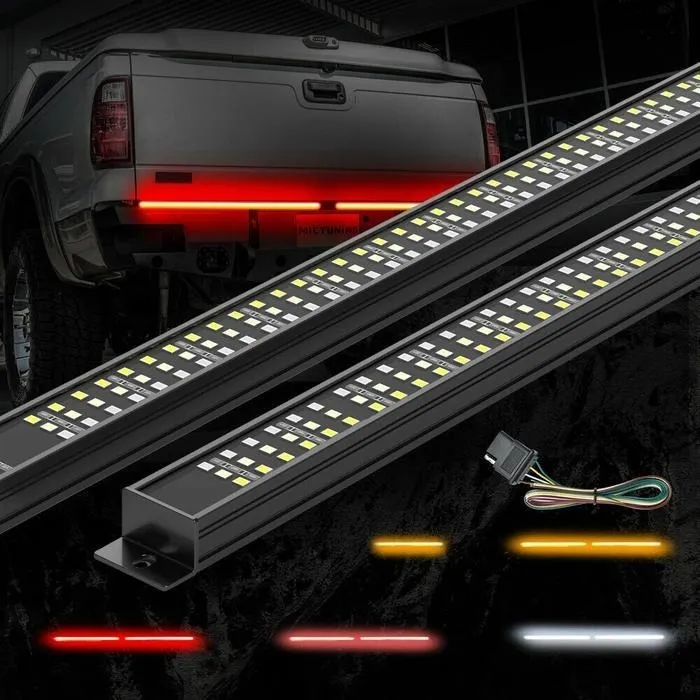 Mictuning Barra Luz Triple Led Puerta Trasera Aluminio 60in - Image 2