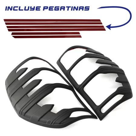 Marco De Faros Traseros Líneas Rojas Para Ranger 2013 - 2023 - Image 2