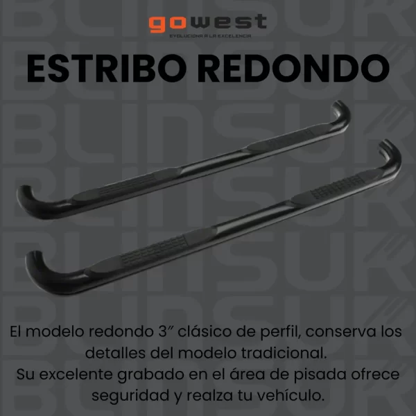 Estribos Redondos Toyota Tundra Cab Extendida 1999 - 2006