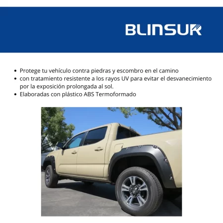 Cantoneras Para Toyota Tacoma 2016-2023 Doble Cabina - Image 2