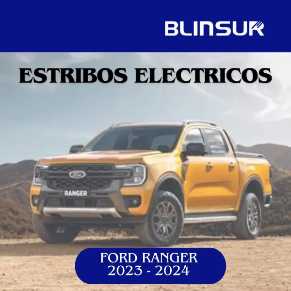Estribos Electricos Para Ford Ranger 2023-2024 Dob Cab