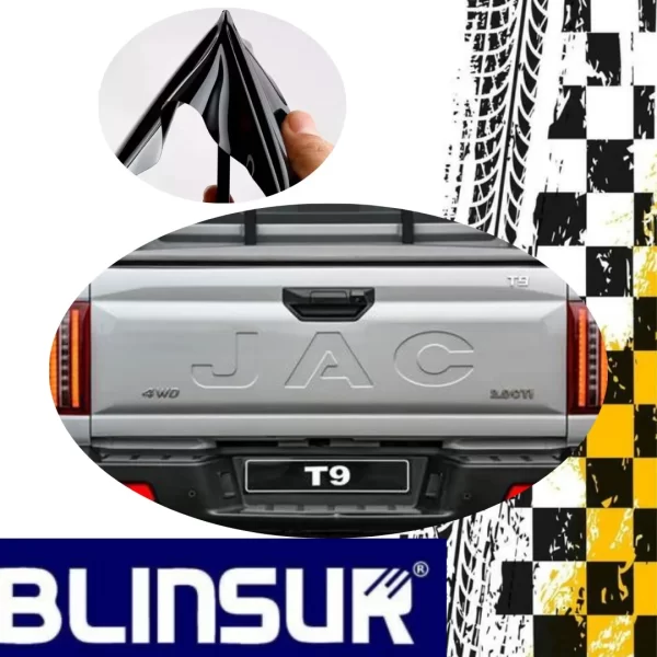 Letras Jac Negro Brillante Para Tapa Jac T9 2025