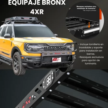 Canastilla Portaequipaje Bronx 4xr Para Ford Bronco - Image 2