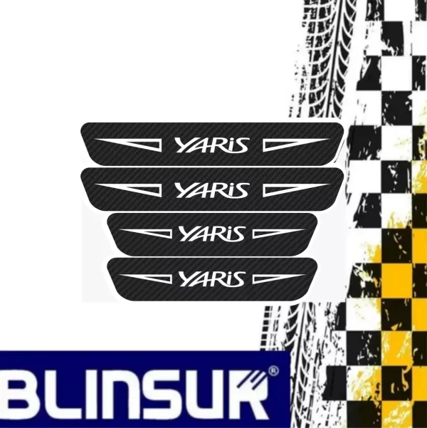 Protecciòn De Estribos Fibra De Carbono Toyota Yaris Diseño5