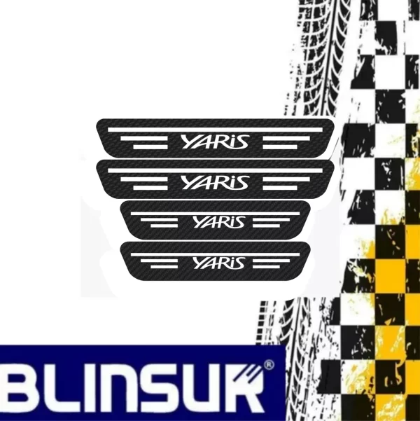 Protecciòn De Estribos Fibra De Carbono Toyota Yaris Diseño9