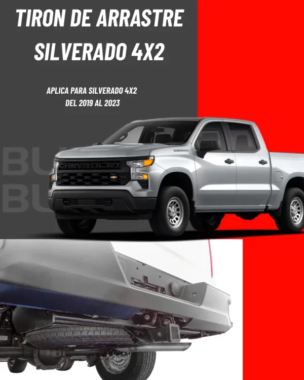 Tiron Jalon De Arrastre Para Chevrolet Silverado 2019 - 2023