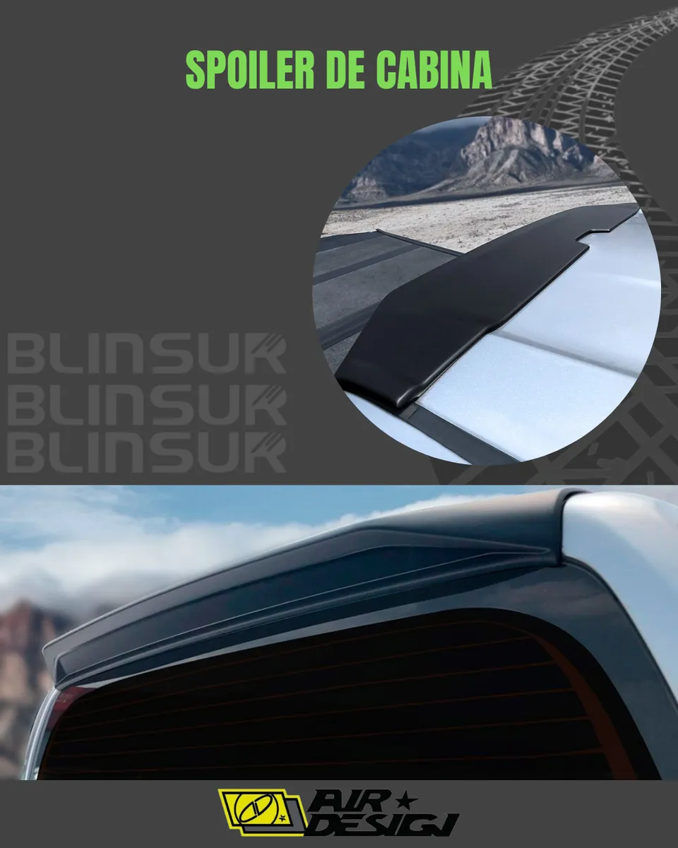 Spoiler De Cabina Toyota Hilux 2017 - 2023 - Image 2