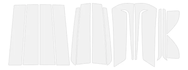 Protecciòn Ppf Postes Exteriores Yukon Denali 2023