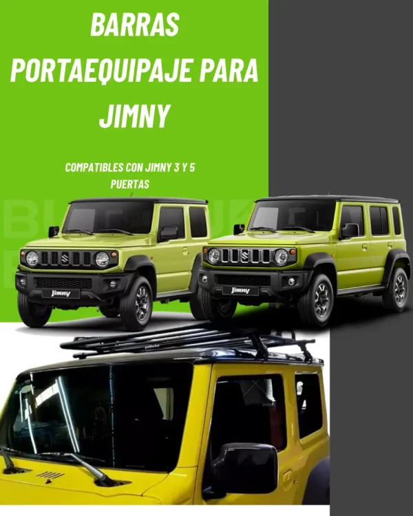 Barras Porta Equipaje Suzuki Jimny 5 Puertas 2019 - 2025