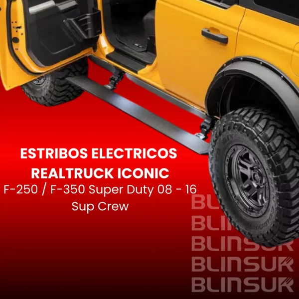 Estribos Electricos Realtruck  F-250/f-350 Super Duty 08-16