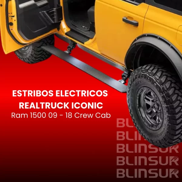 Estribos Electricos Realtruck Ionic Ram 1500 09 - 18 Crew Ca