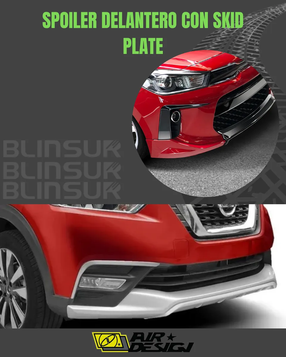 Spoiler Delantero Con Skid Plate Kia Rio 2018 - 2020 - Image 2