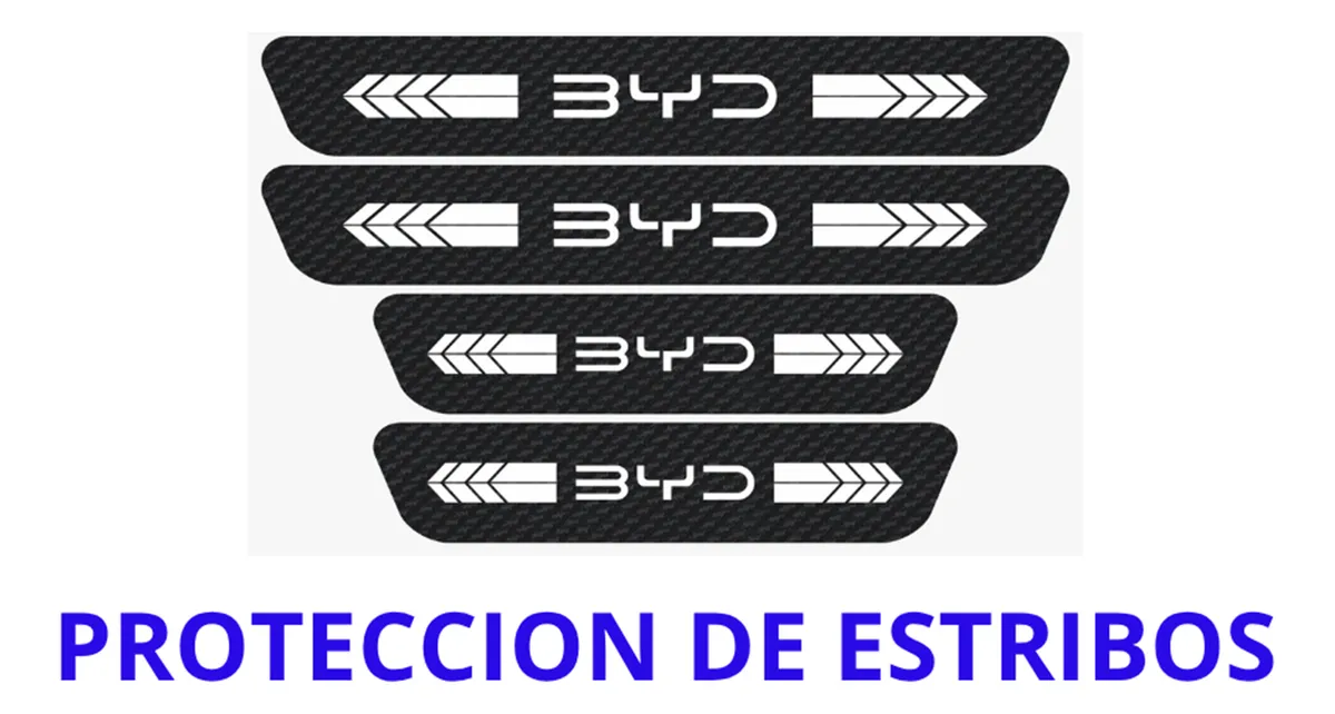 Sticker Protección De Estribos Puertas Byd Diseño 1 - Image 2